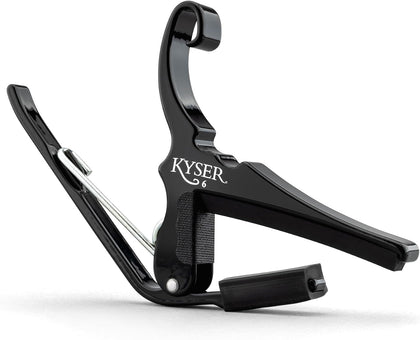 Quick-Change Guitar Capo for 6-string acoustic guitars, Black, KG6BA