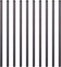 10 Pack 3/4 x 30 Inch Black Malleable Steel Pipe Nipples
