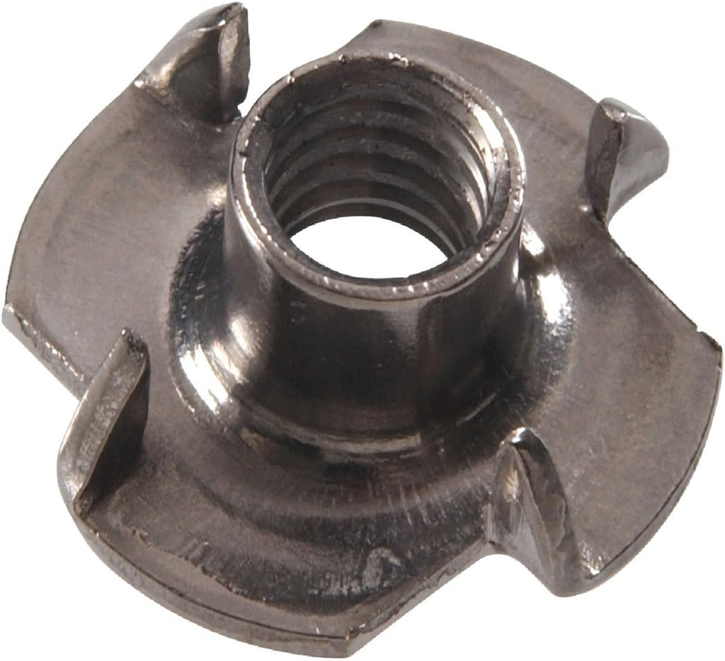 Hillman Grade 18-8 Stainless Steel Long-Prong Tee Nuts #10-32 Fine Thread