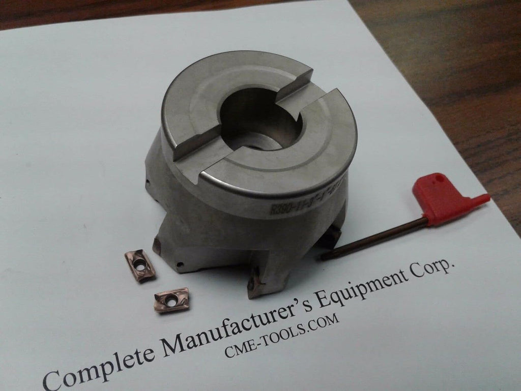 3" 90 degree indexable face mill, shell mill Sandvik R390-11T308#506-SDVK-3