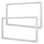 2 Pcs 4x2FT Aluminum Surface Mount Kit for LED Flat Panel Light