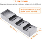 Small Flatware Organizer, Compact Silverware Tray