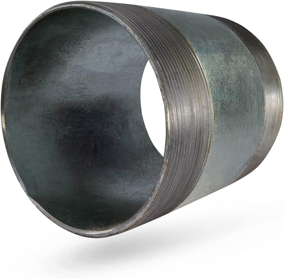 Supply Giant OQHM8080 Nipple Pipe Fitting, 6 in. x 6 in, Galvanized Steel
