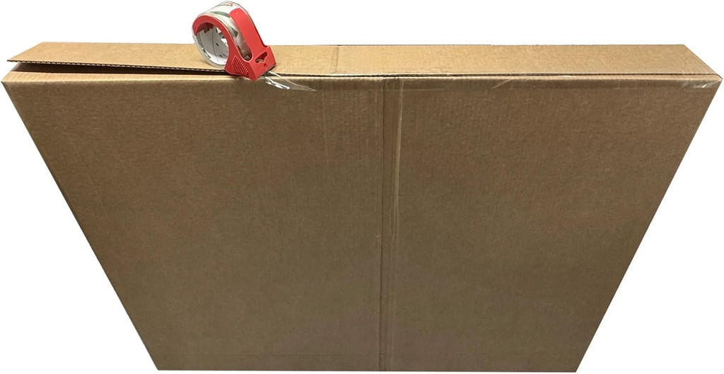 TV Moving Box 48x4.5x4in Corrugated Cardboard Sleeves
