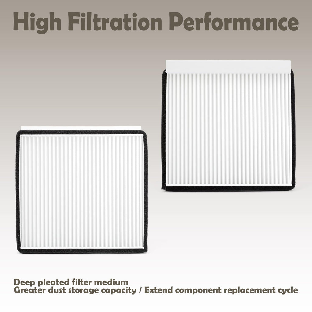 VAINELY RD579-53730 Cabin Filter 2-Pack Replacement for Kubota Excavator