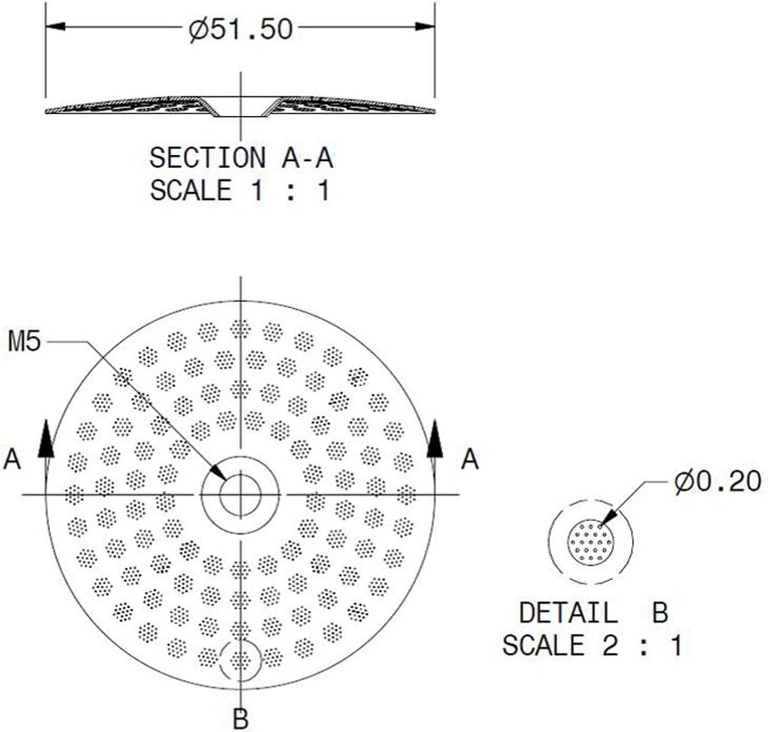 IMS Precision shower screen for the Cimbali CI 200 IM