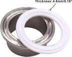 DERNORD PTFE (Teflon) Tri-Clamp Gasket O-Ring - 1.5 Inch Style Fits OD 50.5MM Sanitary Pipe Weld Ferrule (Pack of 20)