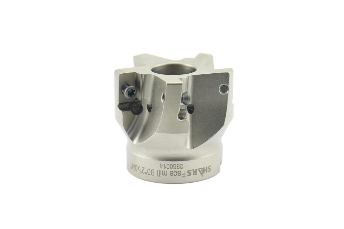 Shars 2" Coolant Thru 90 Degree Square Shoulder Indexable Face Mill 404-2427W P[