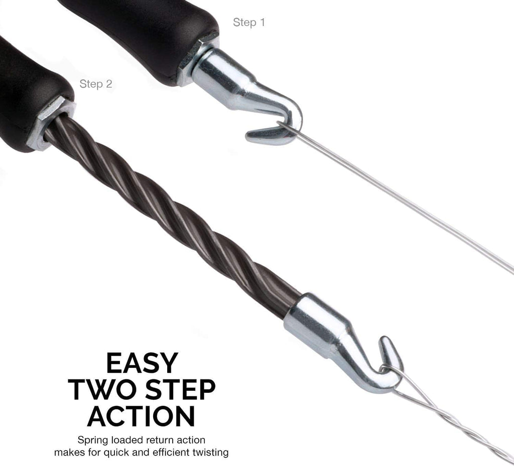 61025A Automatic Rebar Wire Twister Tool | Updated Model | Reinforced Spring with Improved Recoil and Reload Action