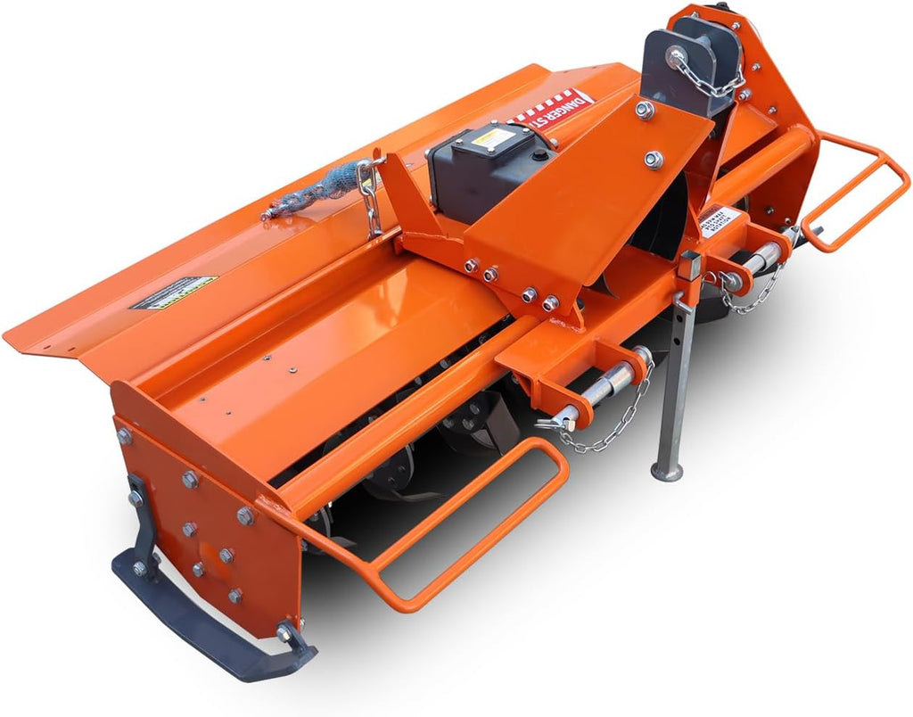 3 Point Hitch Rotary Tiller 42'' for Tractor Attachment, Fit 20-30HP Cat 1 Tractors, 540 RPM PTO Driven Cultivator