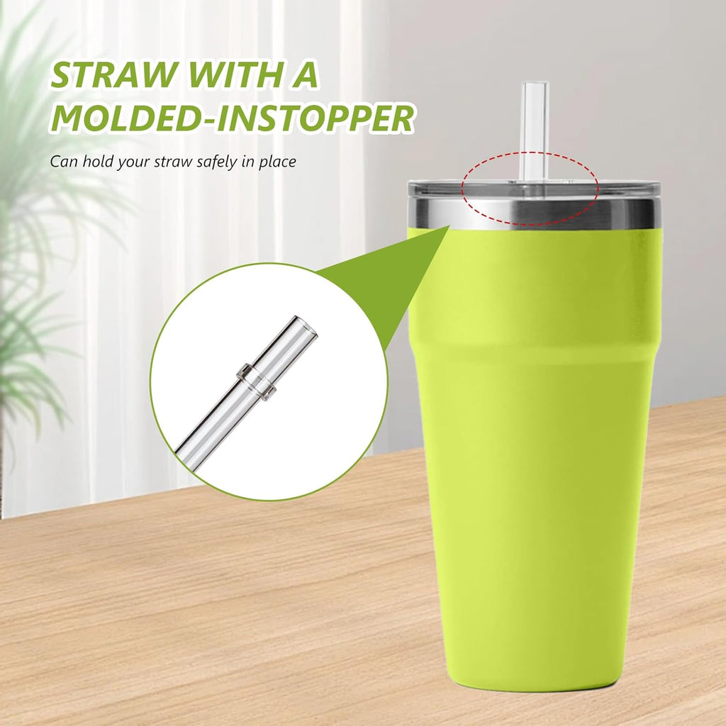 20 oz Tumbler Straw Lid, Replacement Lids for YETI 16oz Pint/20oz/24oz/25oz