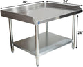 36" x 24" Stainless Steel Equipment Stand, 24" Tall