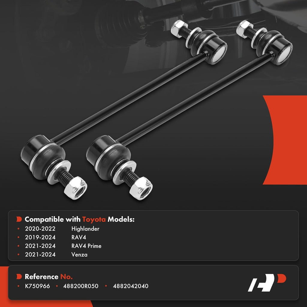 A-Premium Front Sway Bar Link Stabilizer Bar Link, Compatible with Toyota