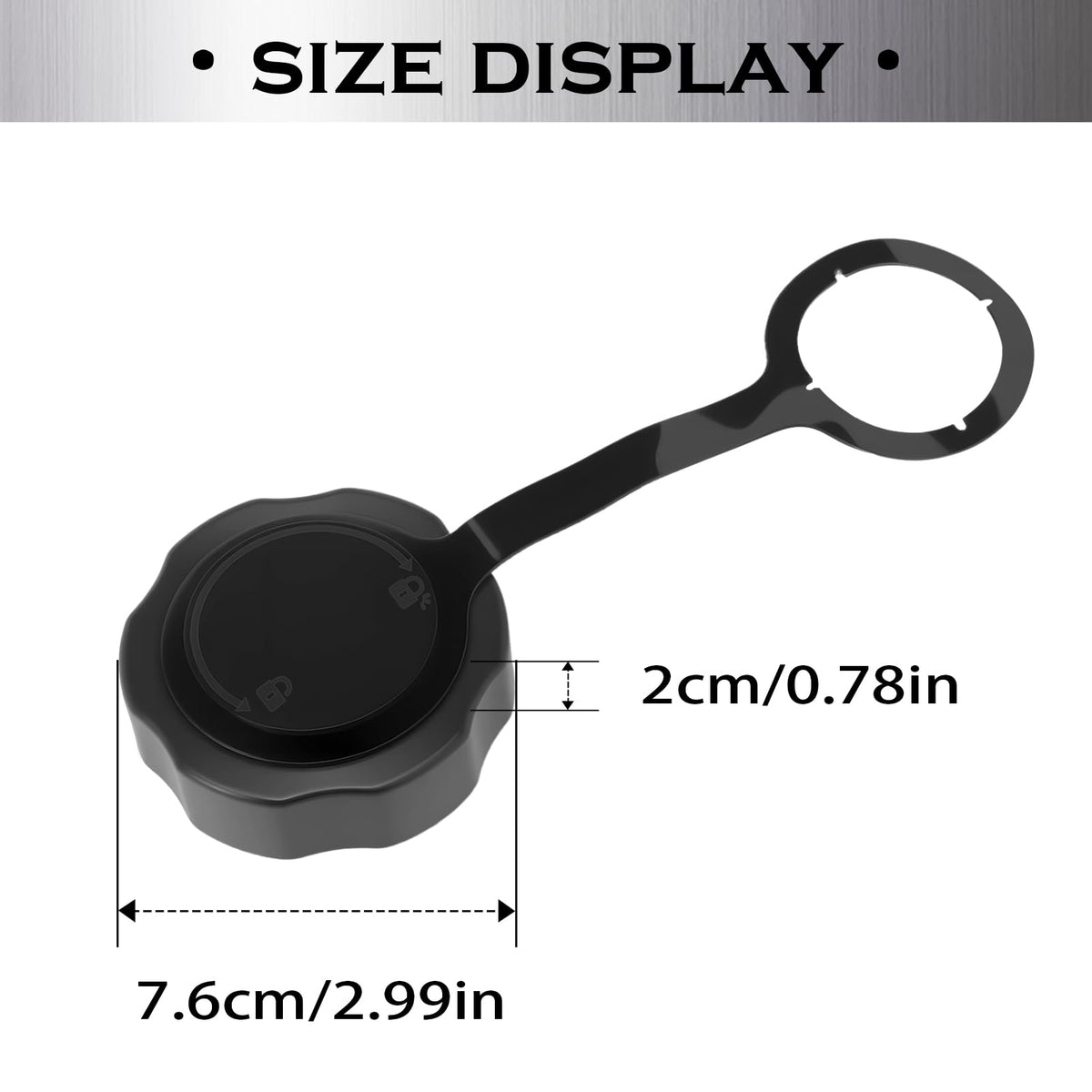 Fuel Tank Cap MTX60 MTX70 366350460 Rammer Replacement