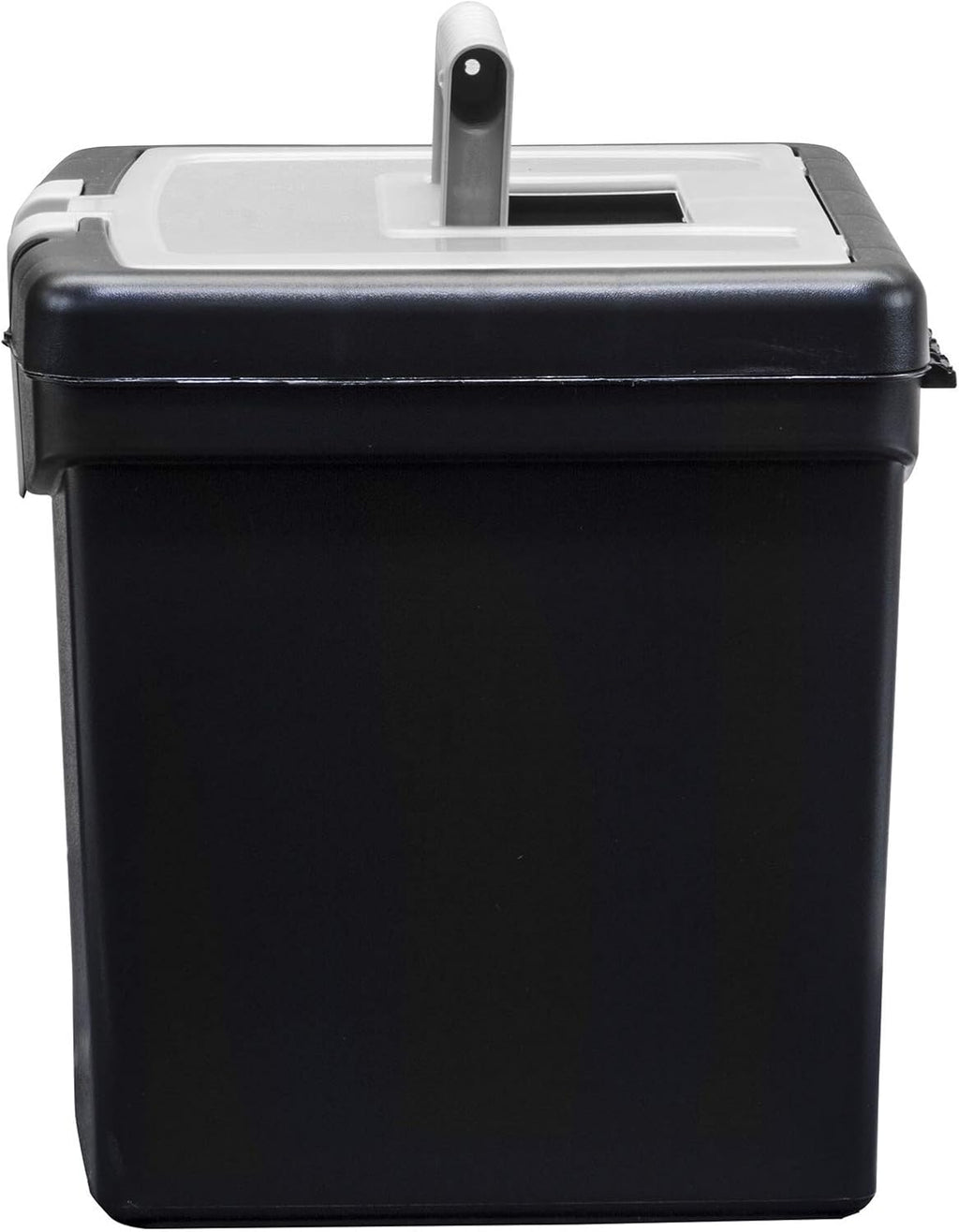 Portable File Box with Organizer Lid – Plastic Office File Storage Box for Letter Paper and Hanging Folders