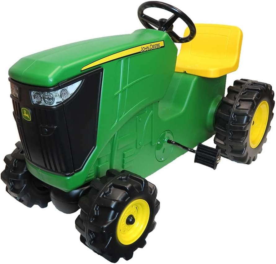 John Deere Ride On Toys Pedal Tractor for Kids Aged 18 Months to 3 Years, Green/Yellow, One Size