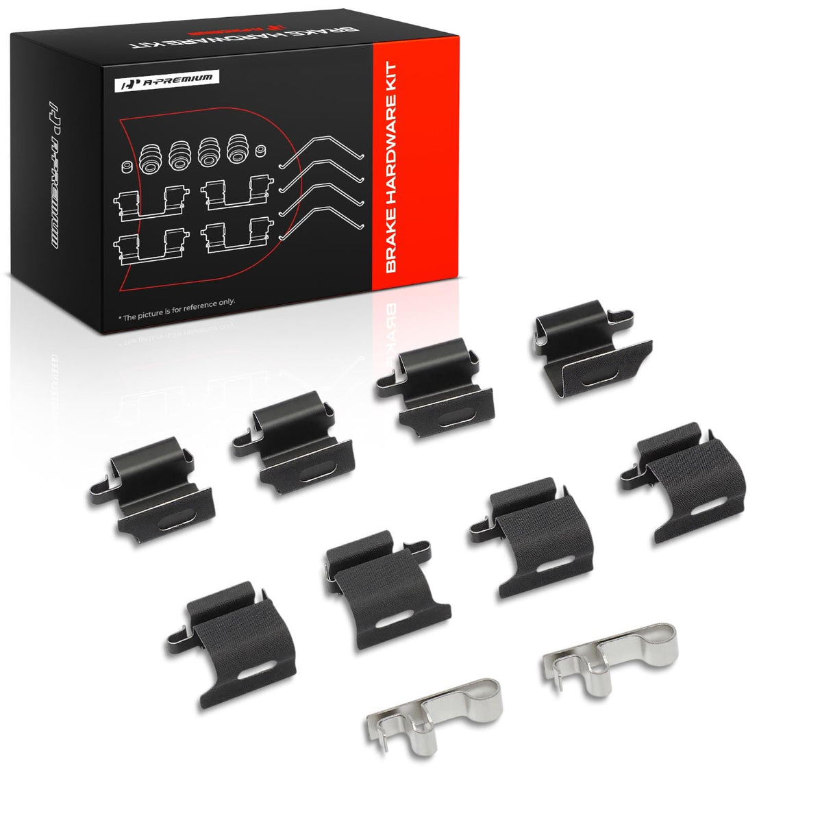 A-Premium Front Disc Brake Hardware Kit Compatible with Toyota Models