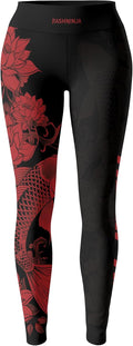Samurai Women’s Jiu Jitsu Spats – BJJ Compression Leggings & Grappling Tights for Training & Workout