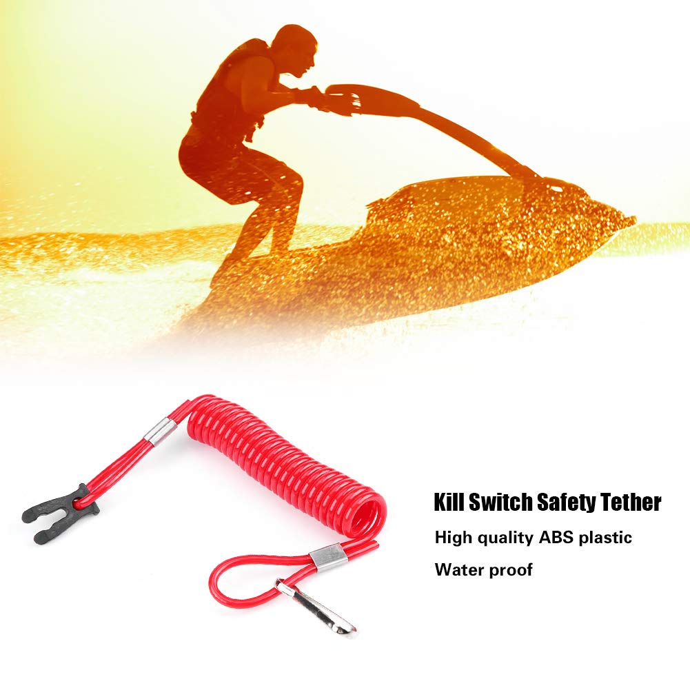 Klanata Kill Switch Lanyard for Suzuki, Boat Outboard Emergency Stop Cord