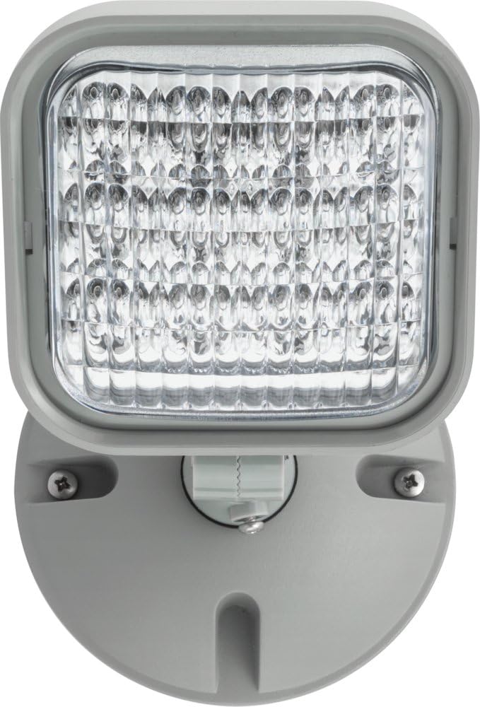 Lithonia Lighting Weatherproof LED Emergency Light Remote Head, Gray