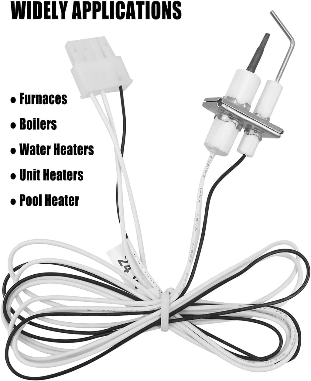 Q3400A1024/U Flame Rod Sensor Igniter Fit for Honeywell Q3450 Q3480 Q3620