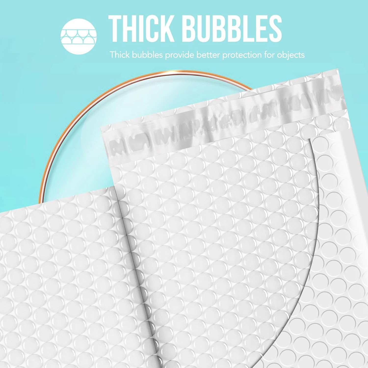 Bubble Mailers 12x15" White Padded Envelopes 40 Pack Self-Seal | Large Bubble Envelopes Strong Adhesion Padded