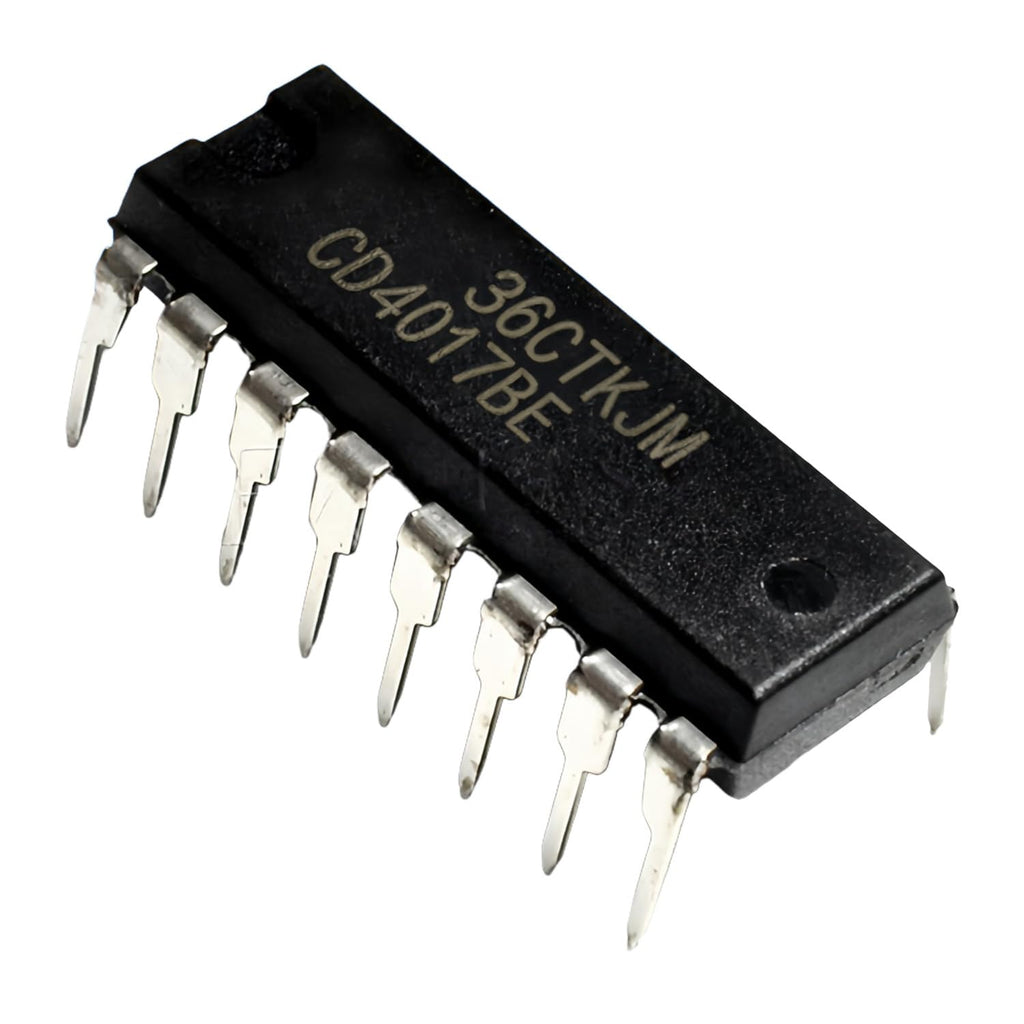 20PCS CD4017BE CD4017 DIP-16 CMOS Decade Counter with 10 Decoded Outs