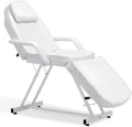 Adjustable Tattoo Chair Esthetician Facial Bed 72 in 0015 White