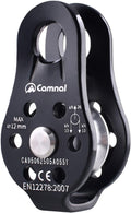 Climbing Pulley 26kN Fixed Plate Aluminum Alloy Rope Pulley Small Micro for Rescue Climbing Hauling Zipline Rigging