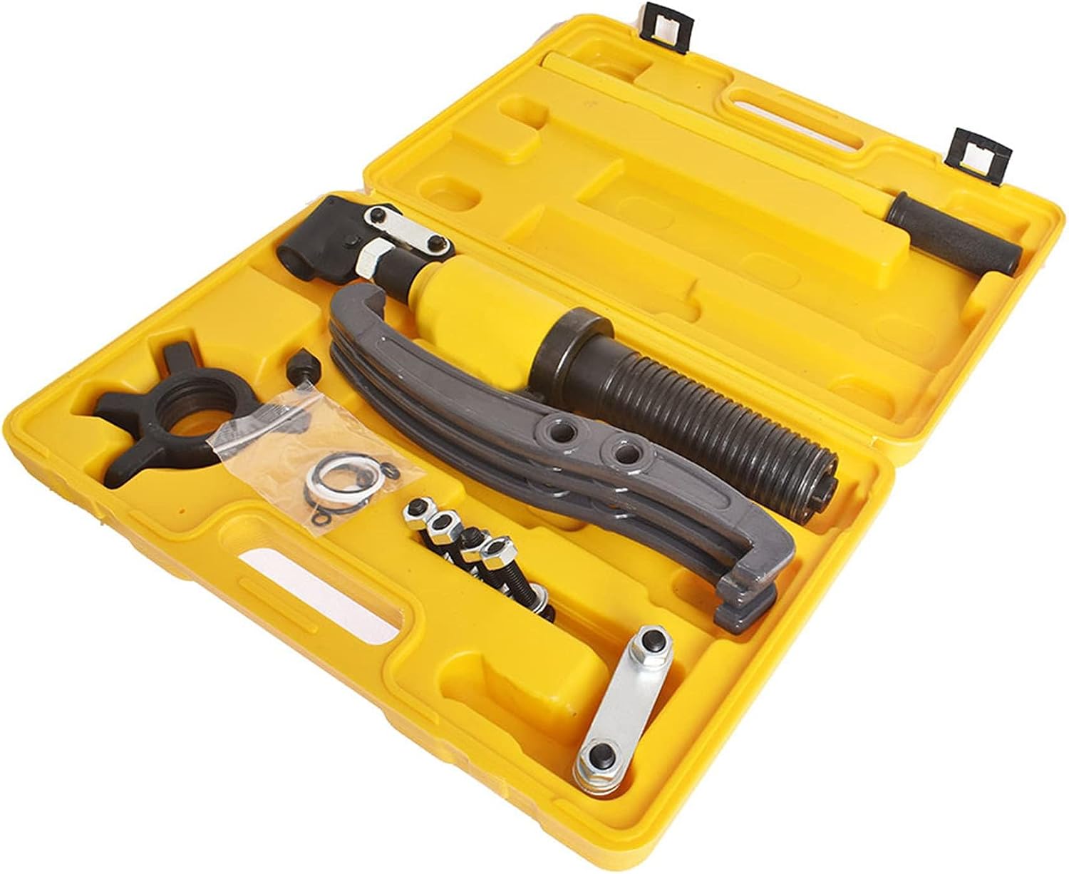 5T Hydraulic Gear Puller 3 Jaw Puller Set Hydraulic Bearing Puller 3 in 1 Pump Oil Tube Drawing Machine Wheel Bearing