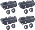 WD28X27241 Dishwasher Lower Rack Wheels Carrier Kit Replacement Part Compatible with GE Dishwasher Baskets Rollers Assembly L and R Side - Replaces for WD12X10439 WD12X10438 Pack of 4