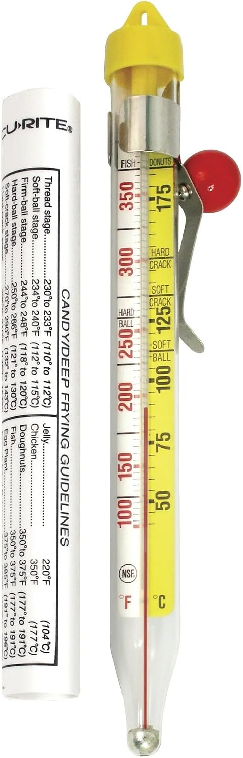 Chaney Instrument 00723 Deluxe Candy/Deep-Fry Thermometer with sheath