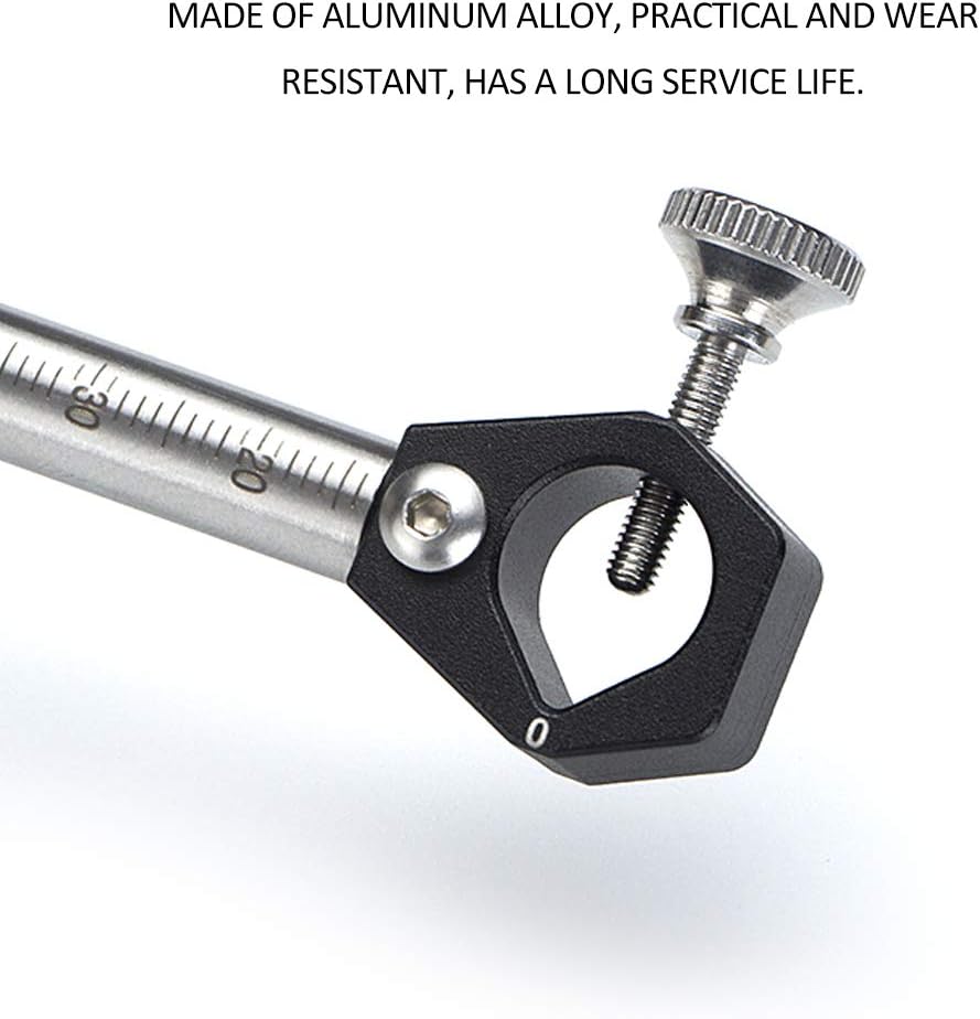 Wheel Marking Gauge, Woodworking Marking Scriber Kit for Carpenter | 180mm Sliding Mark Scraper, Dual-purpose