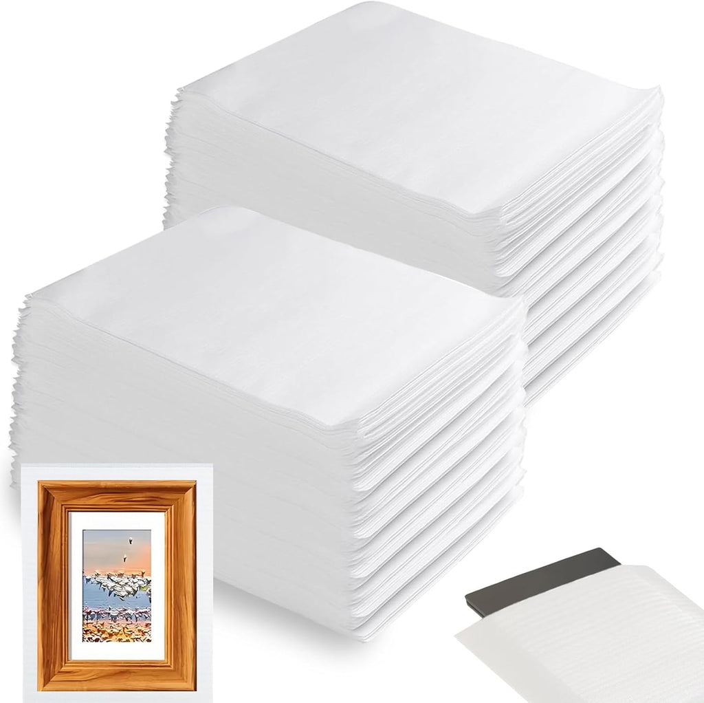 XHmax 100PCS 8x10Inch Cushioning Foam Pouche for Moving and Storing