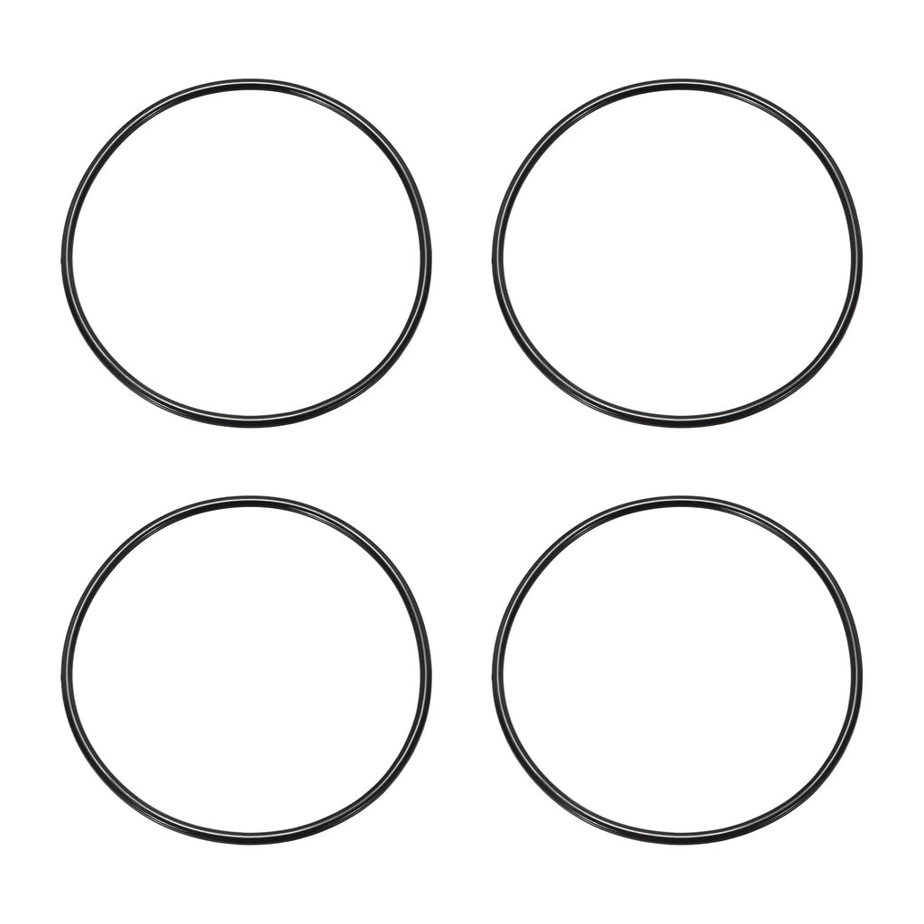 MECCANIXITY 4Pcs AS-248 O-Rings 4-3/4" ID 5" OD 1/8" Width, Black