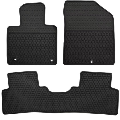 Car Floor Mats Custom Fit for 2021-2023 Hyundai Santa Fe Black