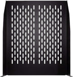 NavePoint 2U 19-Inch Universal Vented Rack Mount Cantilever Fixed Server Cabinet Shelf 22-Inches Deep Black