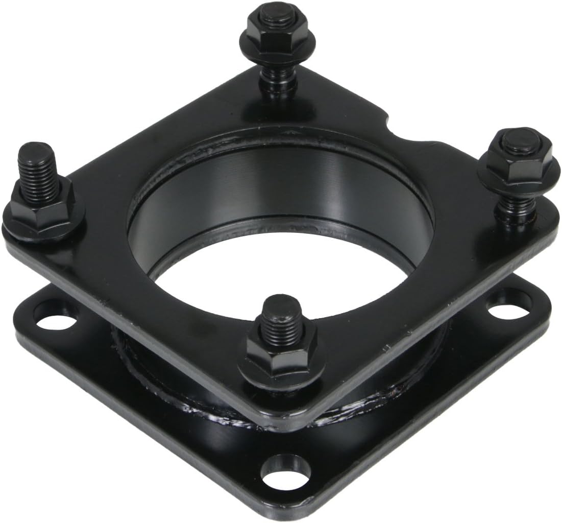 RockTrix Front Leveling Kit - 1.5 inch Lift, Black Steel Spacer