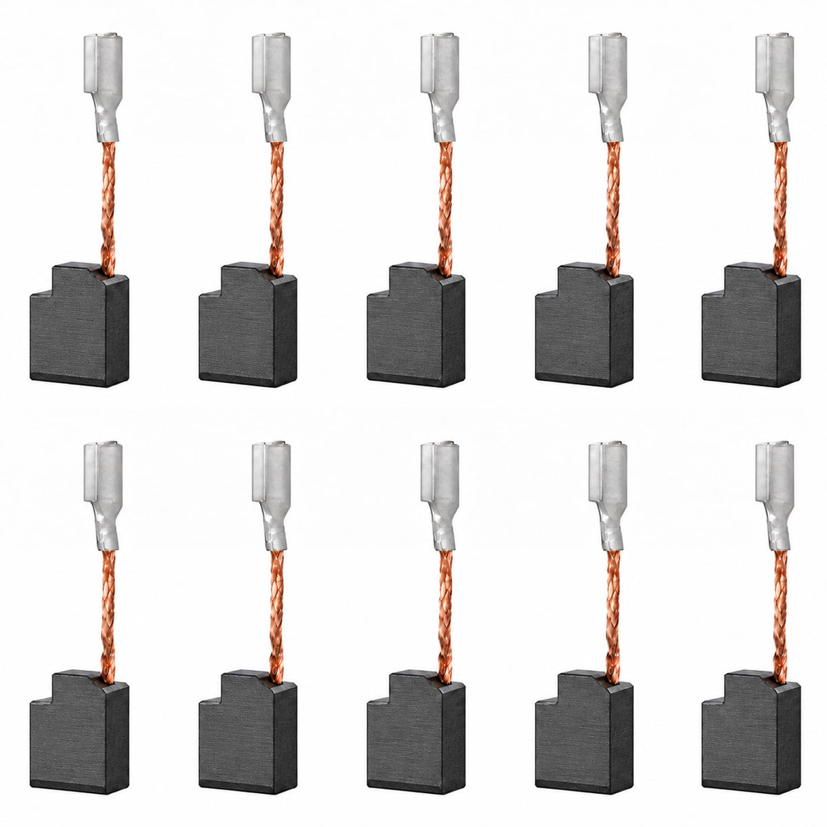 10Pack Electric Motor Carbon Brushes D28402 Replacement for Angle Grinder