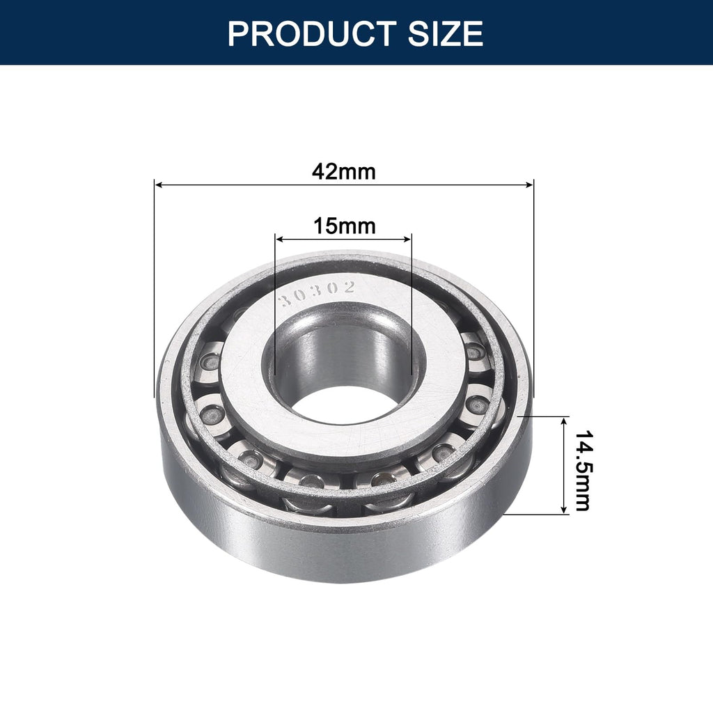 HIPicco 2 Pack 30306 Tapered Roller Bearing Cone and Cup Set