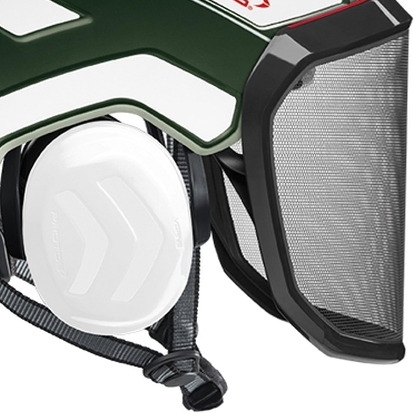 Protos Integral Arborist Helmet - Olive and White