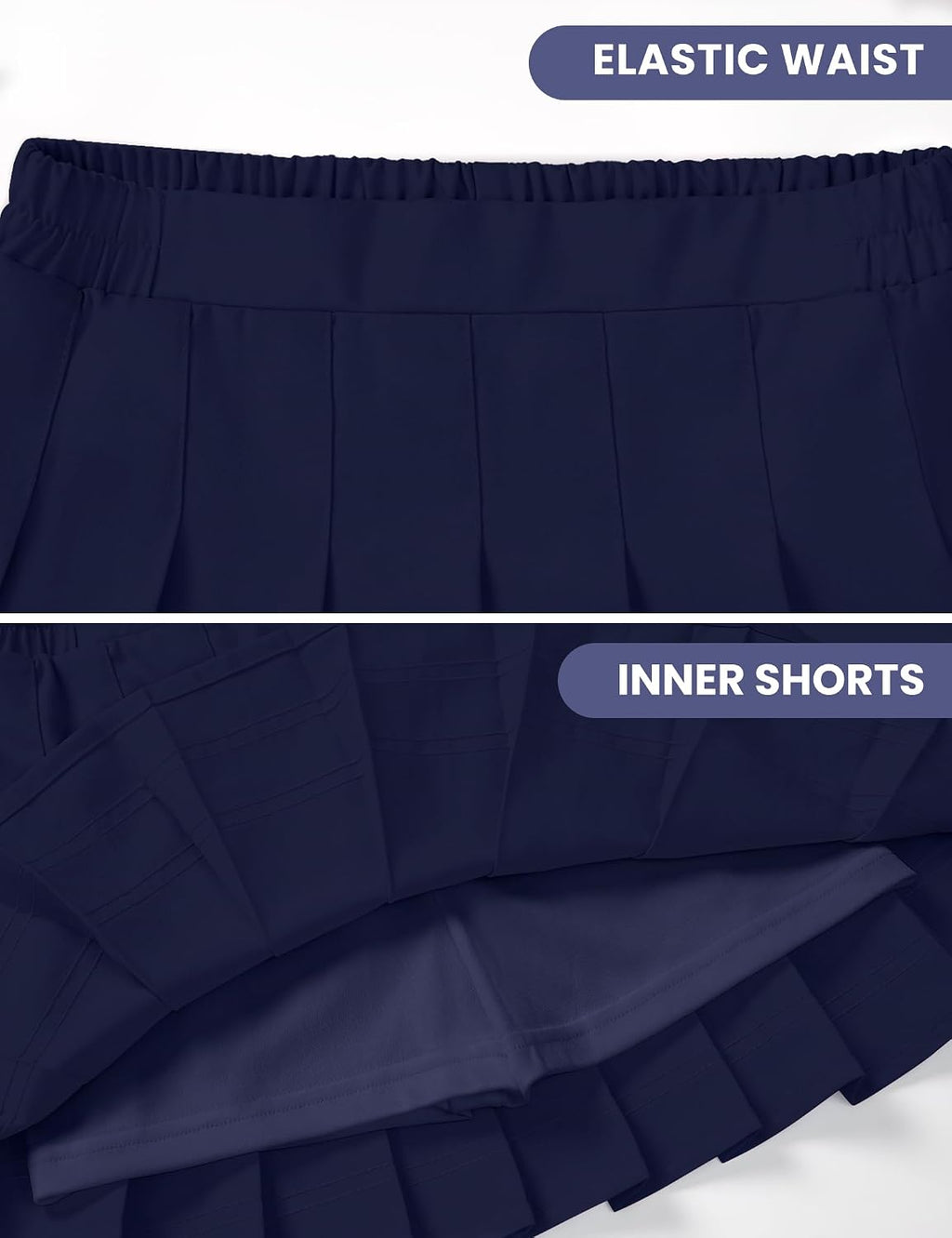 Girls Pleated Skirts Kids School Uniform Skirt Tennis DIY Skorts