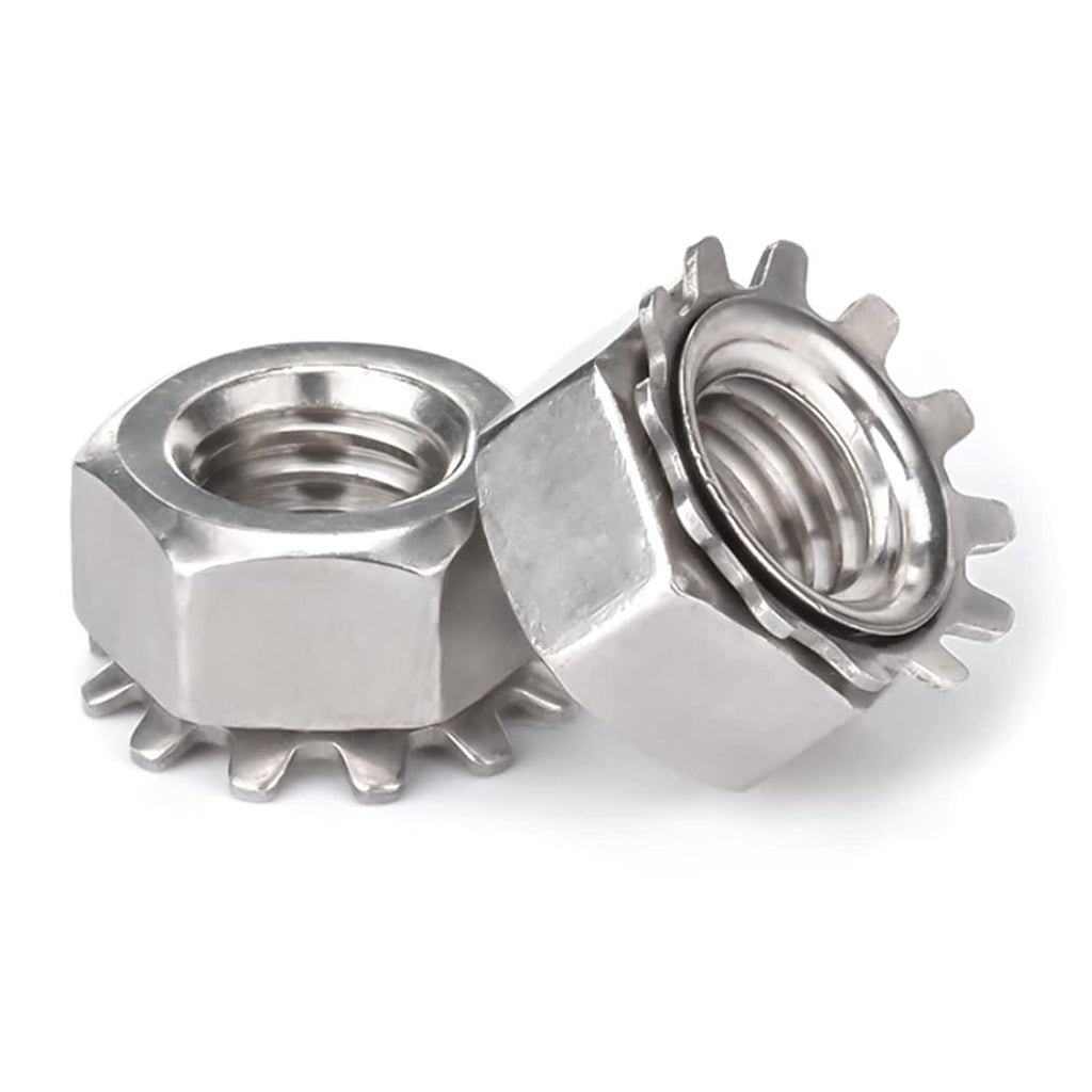#8-32 Keps Lock Nut Stainless Steel, Pack of 50