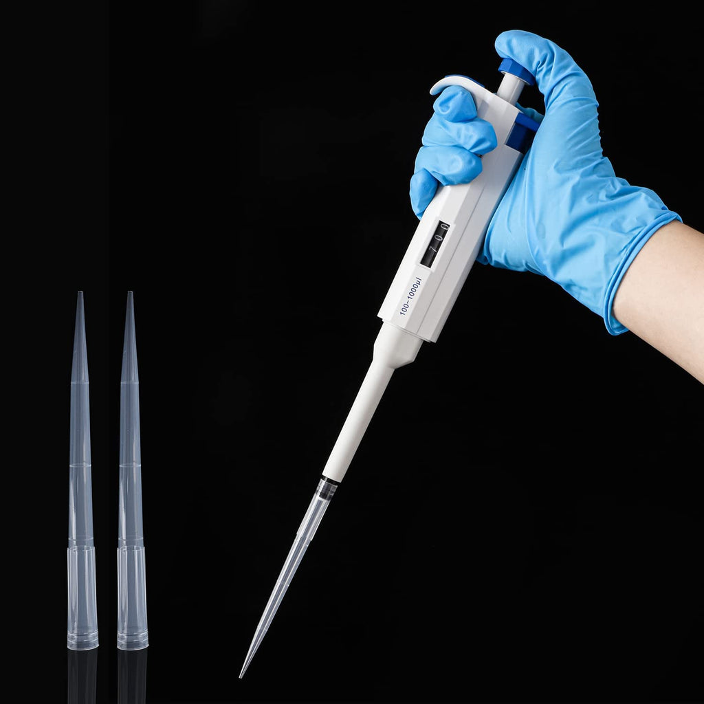 1mL Pipette Tips, 500 Pcs Universal Micropipette Tips