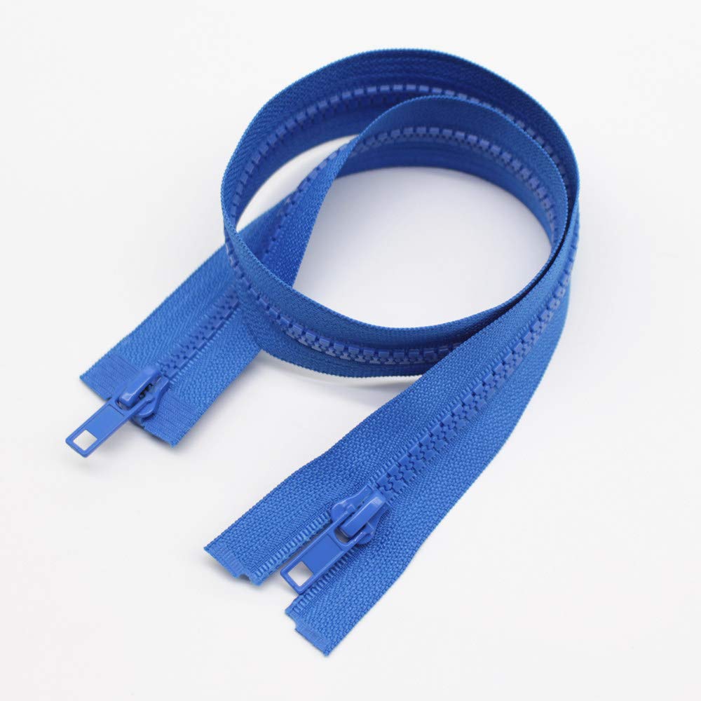 8PCS 27 Inch #5 Two Way Separating Jacket Zippers for Sewing Coats