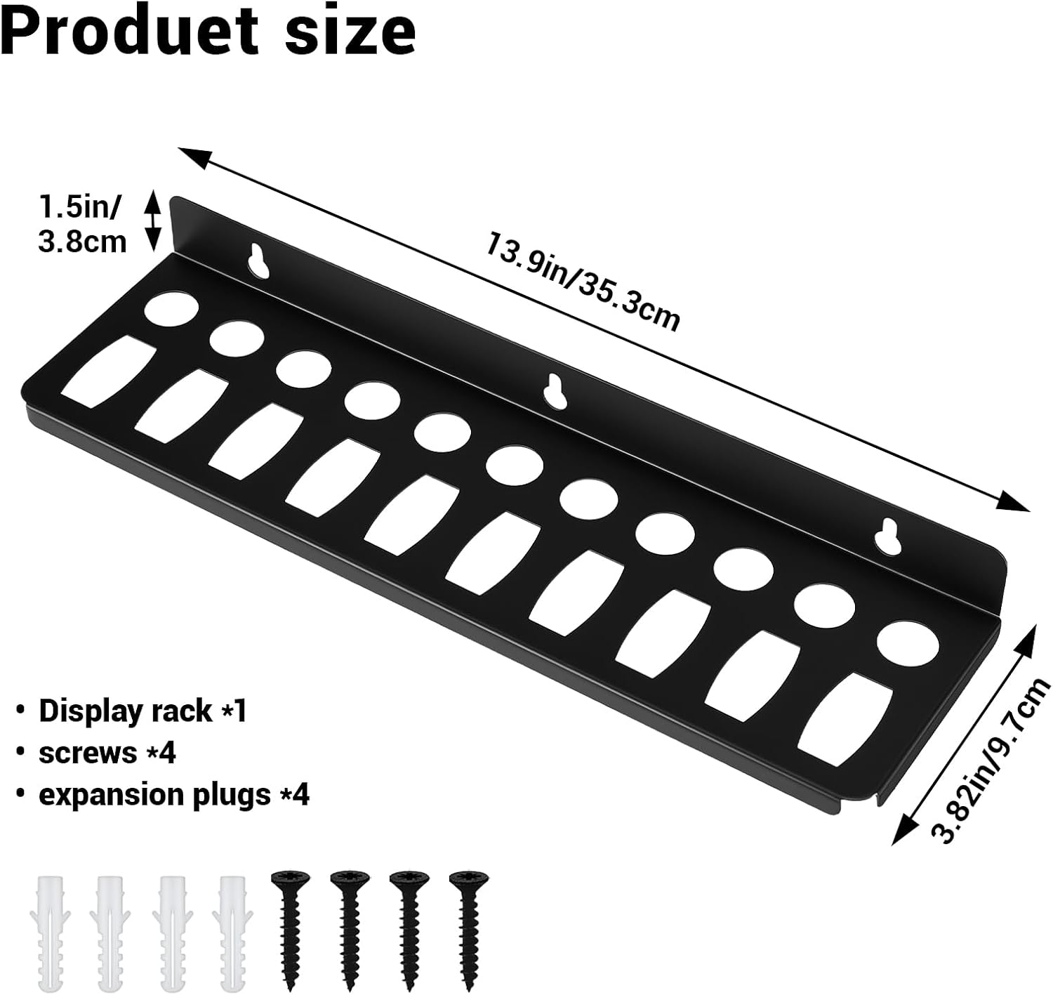 Screwdriver Plier Wrench Organizer，Wall Mount Metal Tool Storage Rack Wrench Screwdriver Organizer Small Hammer Hand