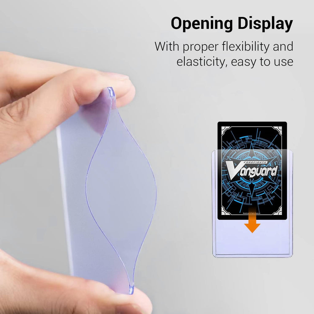3" x 4" Standard 35pt Rigid Toploaders, Regular Clear Top Loader Sleeves for Collectible Trading Cards (100 ct.)
