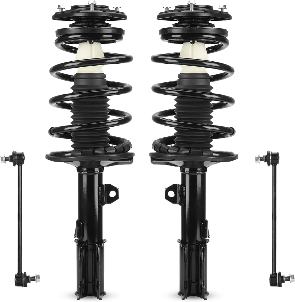 ILONPA (4) Front Struts Shock & Sway Bar Links for 2003-2008 Toyota Corolla