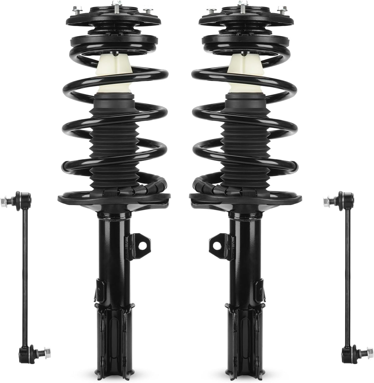 ILONPA (4) Front Struts Shock & Sway Bar Links for 2003-2008 Toyota Corolla
