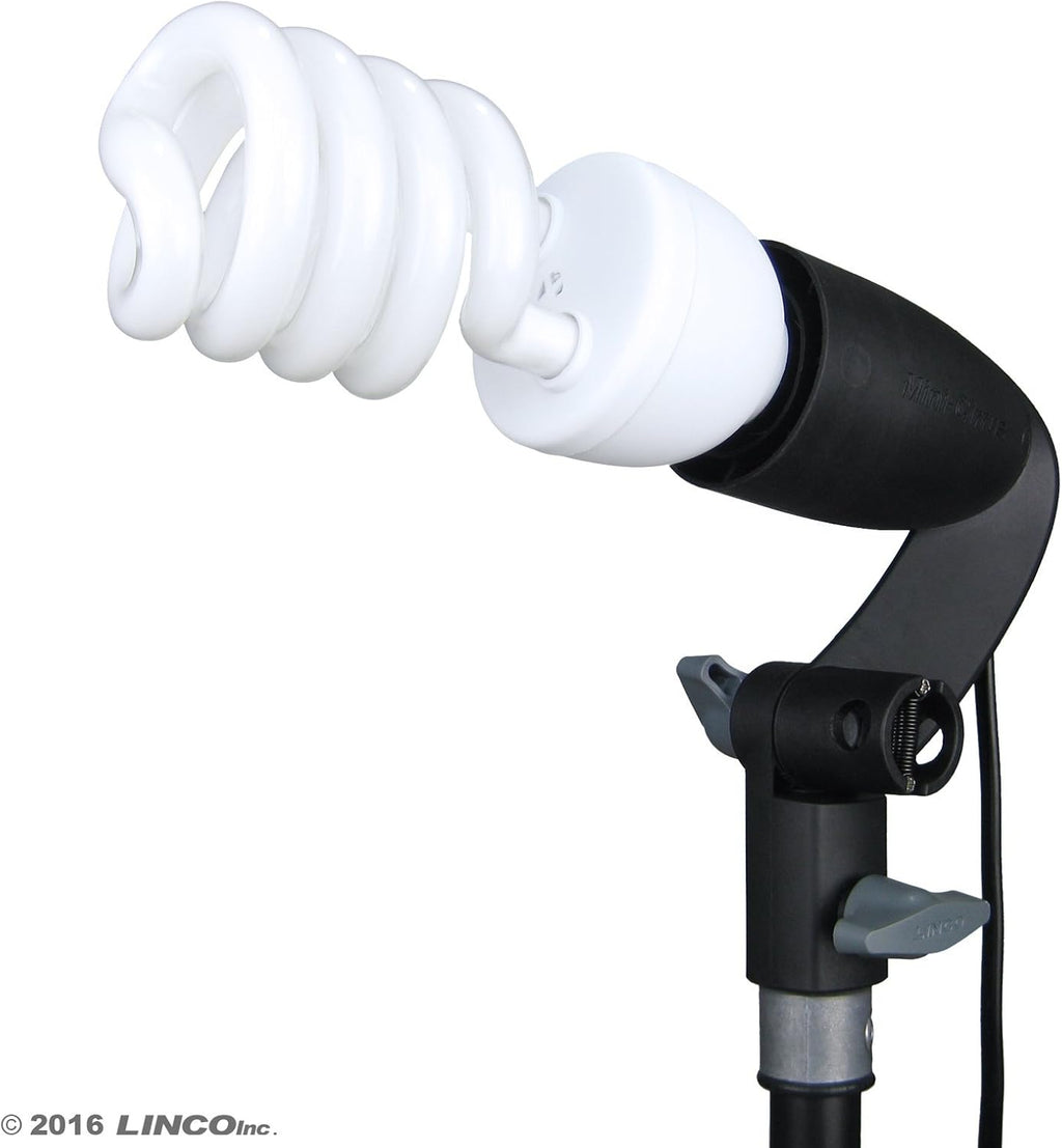 Lincostore 600W Photography Photo Video Portrait Studio Day Light Umbrella Continuous Lighting Kit AM153